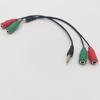 3.5mm One-to-Two Audio Splitter for Laptop, Headphones, and Microphones