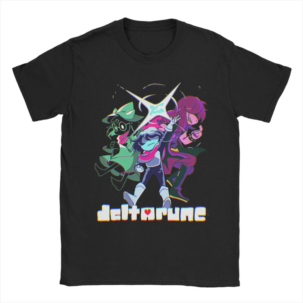 Deltarune Tenna T Shirt Men Women Pure Cotton Novelty TShirt Round Collar  Tees Short Sleeve Tops Plus Size