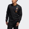 Sweatshirts Men's Black Crew Neck Moderate Regular GP6260