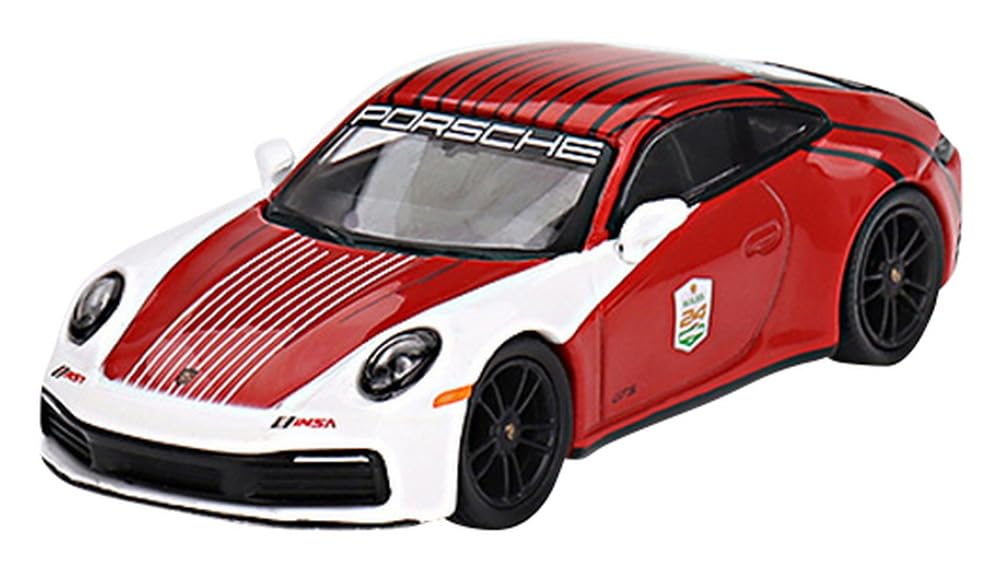 MINI GT Porsche 911 Carrera S Safety Car 2023 IMSA Daytona 24 Hours Drive Finished Model 1/64 (992) Left-Hand