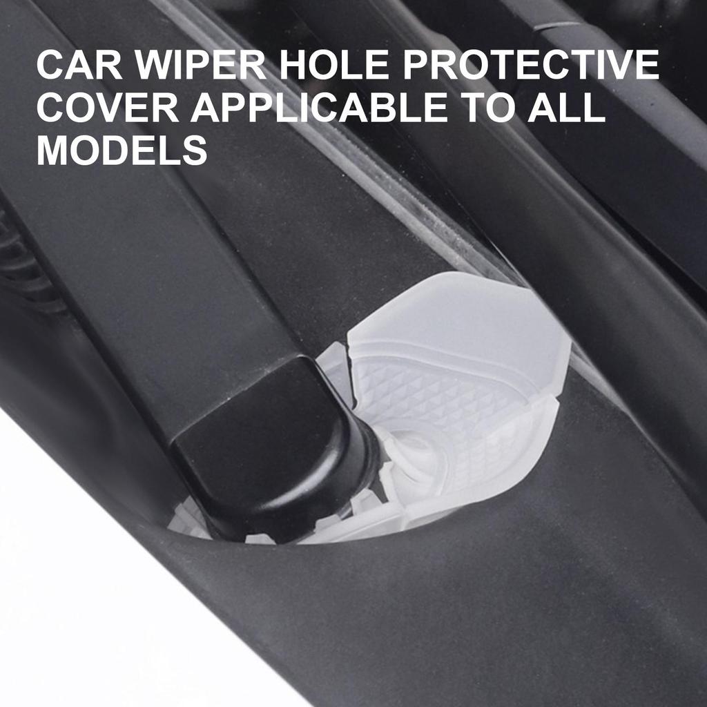 Car Windshield Wiper Protective Covers Car Wiper Arm HoleCover Wiper Arm Hole Protector Wiper Dustproof Protection Bottom Sleeve