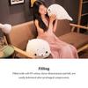 50cm Cute Seal Doll Sleeping Pillow Plush Stuffed Toy Skin Friendly Lightweight Elastic Kids Soft Animal Dolls Decor