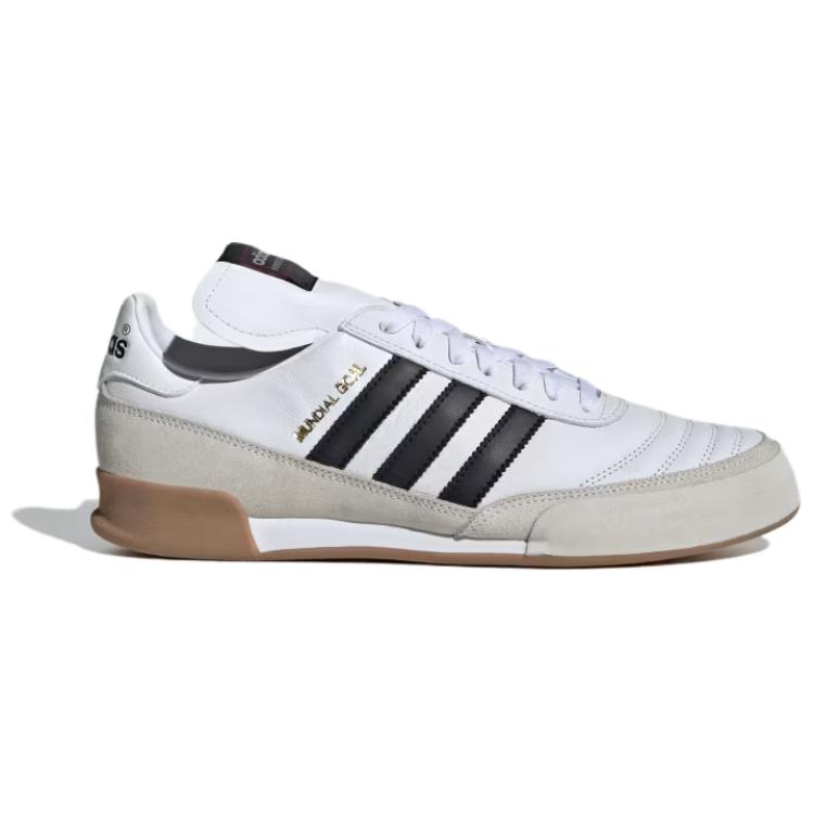 Adidas Mundial Goal White Black Unisex Sneakers Cloud-White Core-Black Gold-Metallic ID4047