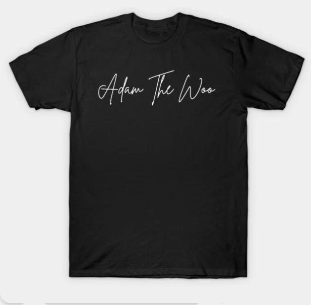 Adam The Woo Vintage Graphic Print T-Shirt Retro Style Fan Tee S