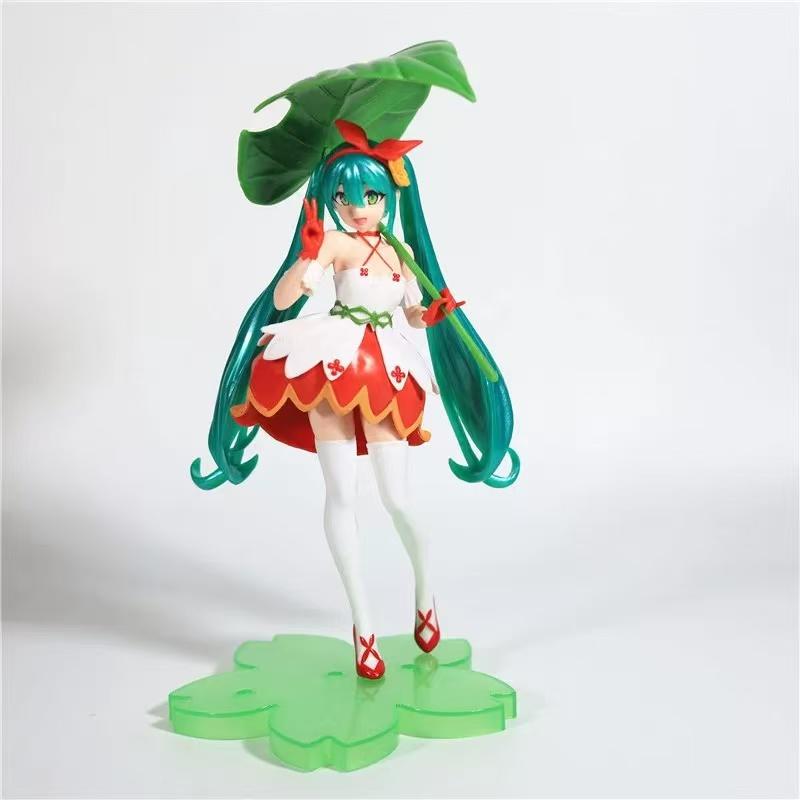 Hatsune Anime Miku Figure Wedding Dress Action Figures Cute Kawaii Swimsuit Vocaloid Pvc Collectible Model Toys Girl Gift