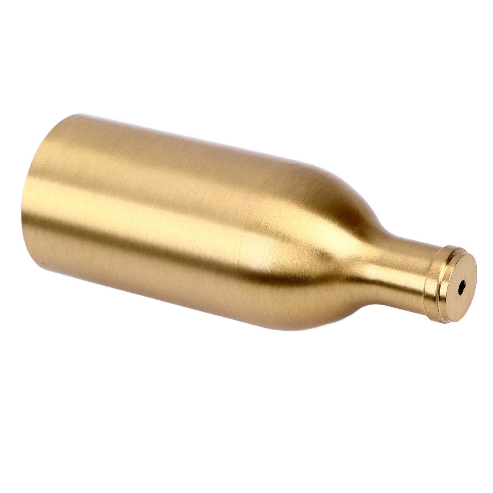 

Brass Toothpick Case Bottle Shaped Toothpick Dispenser Metal Toothpick Storage Jar Toothpick Bucket Organizer for Home