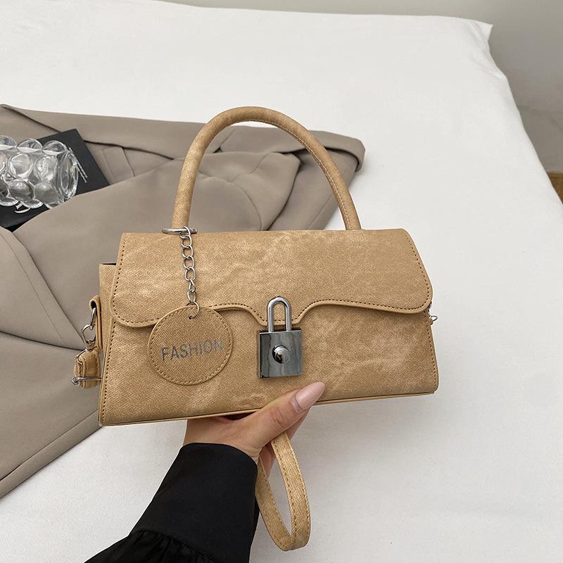 

Retro underarm small square bag autumn new casual new messenger bag niche retro shoulder bag хаки