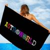 T-Travis S-Scott A-Astroworld Microfiber Printed Beach Towel Mountain Climbing Yoga Beach Swimming Running Absorbent Soft Towel