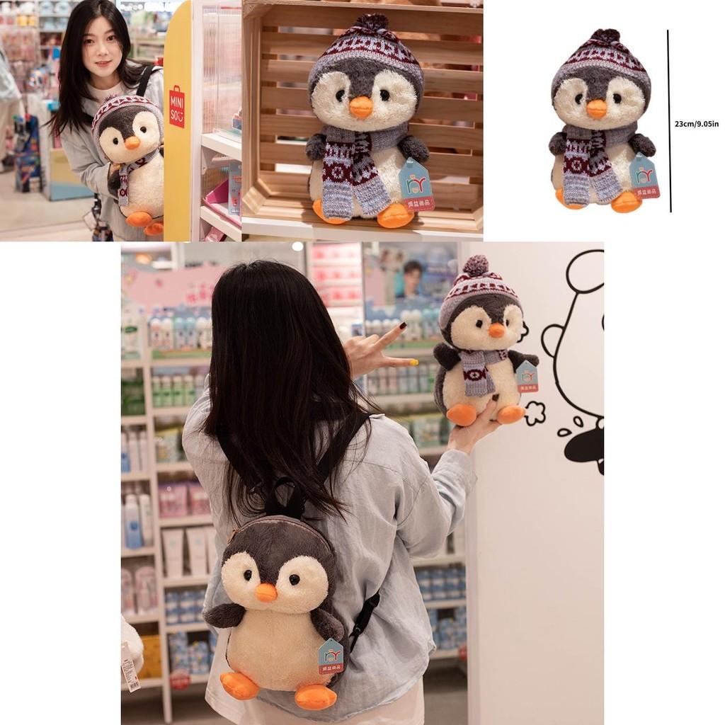 Entzückendes Pinguin-Stofftier mit Schal, perfekt für Geburtstagsgeschenke für Kinder und Sammlerstücke