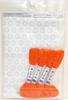 OLYMPUS Thread Sashiko Flower Konpeito Kit, Single-Stitch Dishcloth, (Candy Cane) SK-317