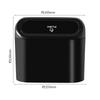 Top Quality Car Bin Hanging Vehicle Trash Garbage Dust Case Storage Box Black Square Pressing Type Can Auto Interior Accessories