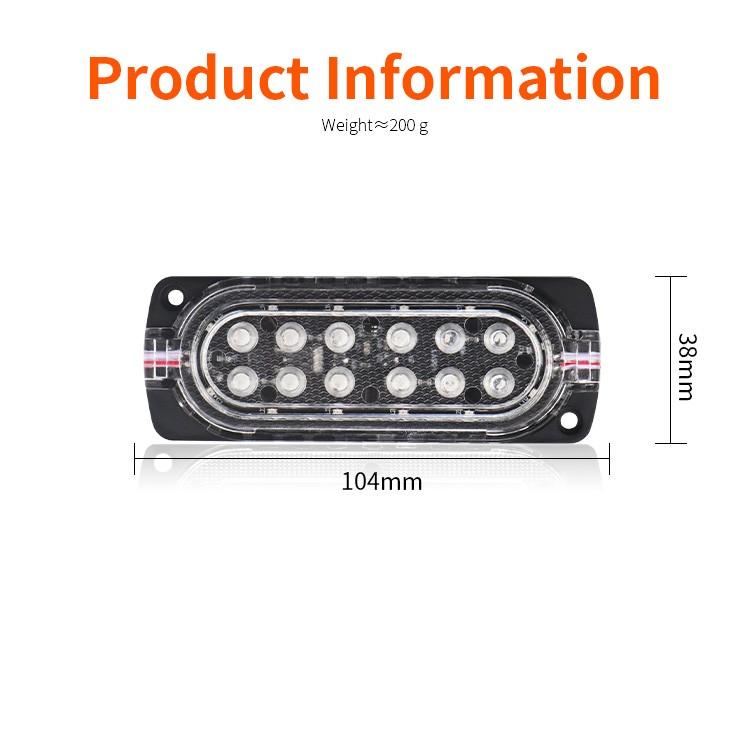 Truck Marker Light 12V Flash Module High-intensity LED Beads