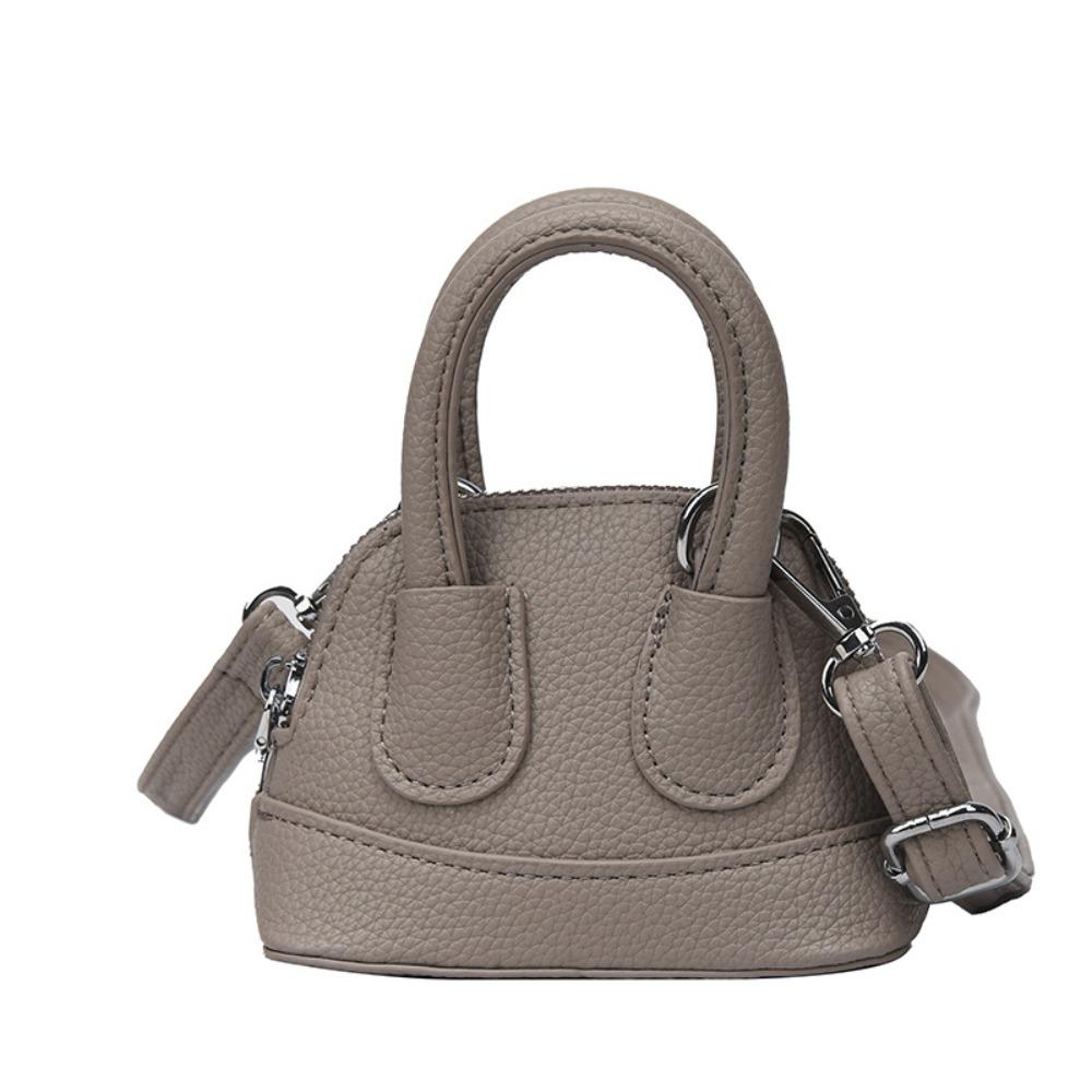 PU Leather Mini Crossbody Bag Korean Style Shell Bag Fashion Shoulder Bag  Girls