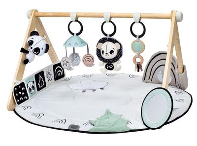 Tiny Love Decor Gymnastics For Baby Educational Mat With Wooden Stand