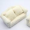 1:12  1:6 Dollhouse Sofa Plush Doll House Furniture Model  Doll House Accessories