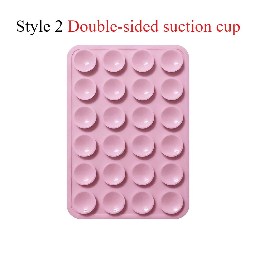 Sticker/Double-sided Suction Cup Adhesive Silicone Suction Pad Bracket Multifunction Rubber Sucker Pad Durable Mobile Phone