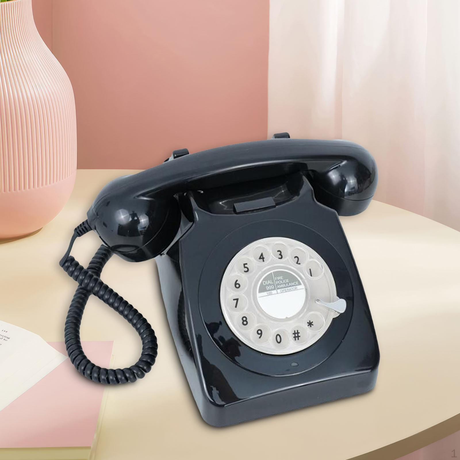 

Аудио гостевая книга Телефонная гостевая книга Ретро-дизайн Универсальный диктофон для голосовых сообщений чёрный