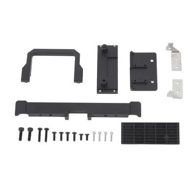RC Front Bumper with Grille Aluminum Alloy Stainless Steel Replacement for Traxxas TRX4M Defender
