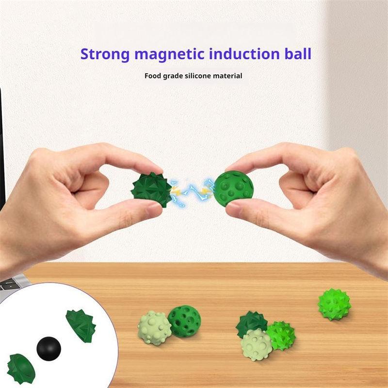 4/8 Stück Silikon Magnetisches Spielzeug Sensorisches Fidget-Spielzeug Stressabbau Angstzustände Autismus Entwicklungsspielzeug GZW