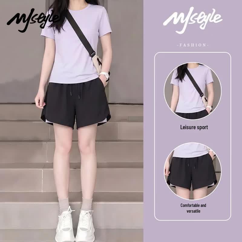 MJ STYLE Women s Summer Quick-Dry Sport Set M