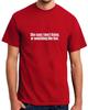 SHE SAYS I DON'T LISTEN - FUNNY SLOGAN Mens T-Shirt