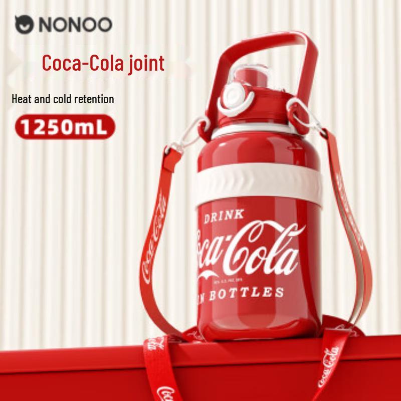 NONOO Coca-Cola 1.2L Insulated Straw Tumbler