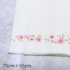 Hina March Floor Decoration Cherry Blossom Felt Felt Mat Dolls, Rug, Embroidery, White, 75x55cm, Rug,