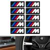 XTLBT1 E46 B3 For BMW 10pc Car Interior Sticker Car Steering Wheel Sticker For Bmw M Sticker X1 X3 X4 X5 X6 X7 E46 E90 F20 E60 E39 F10