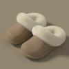 Waterproof Cotton Slippers Autumn and Winter 2025 New Home Warm Comfortable Thick Bottom Non-slip Plush Removable Slippers