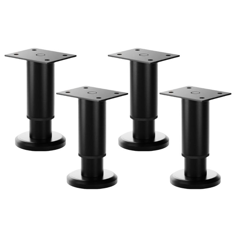 4pcs Adjustable Furniture Rise Steel Telescoping Support Adjustable Simple Use for Various Furnishings