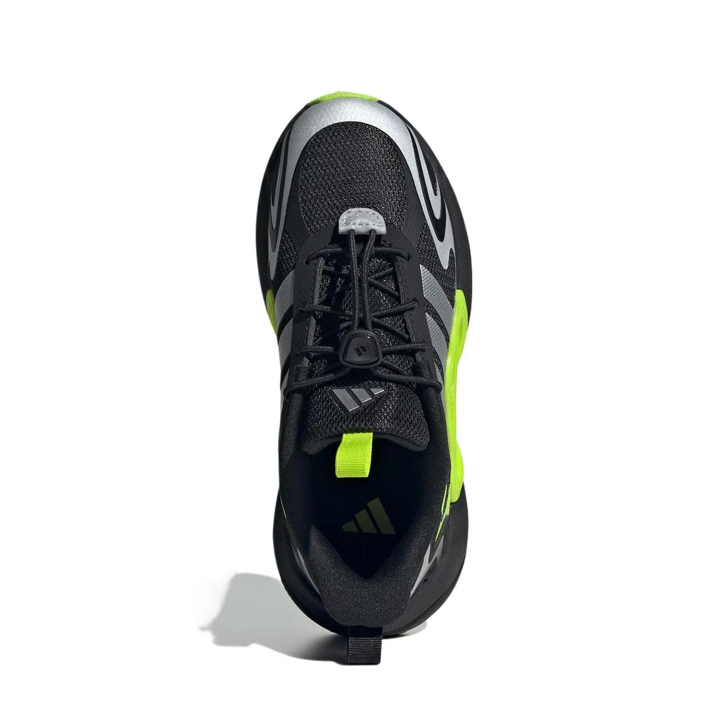 Adidas Galaxy Scout Comfortable Versatile Fashion Casual Low-Top Kids Training Shoes Kids sneaker Black Metallic-Silver Bright-White JR0564