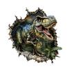 Simulated 3D Wall Breaking Dinosaur Wall Stickers, Living Room, Children's Room, Home Decoration Stickers
