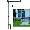 Pack Of 20 Adjustable Yard Flag Holder Clips Practical Flagpole Stand and Plums Blossom Stoppers Garden Decoration