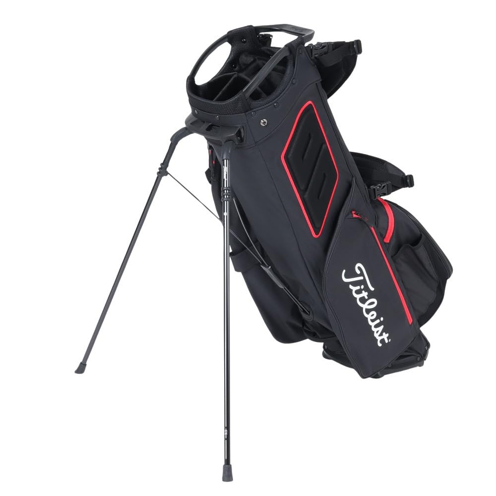 Titleist Hybrid 5 Stand Bag (TB21SX6-006) in Black/Black/Red (BKBKRD)