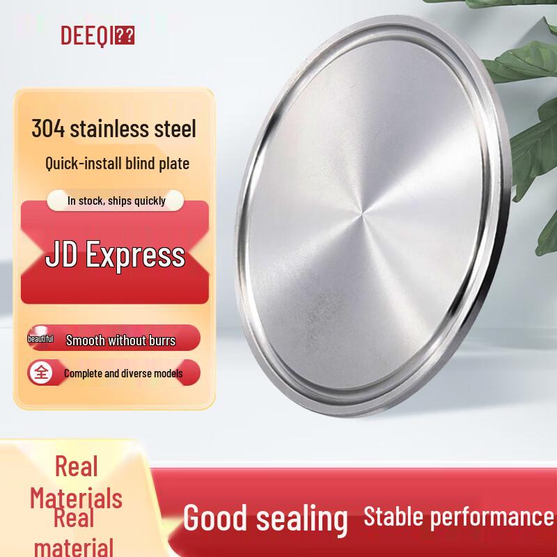 Deqi 304 Stainless Steel Quick Clamp Blind Plate
