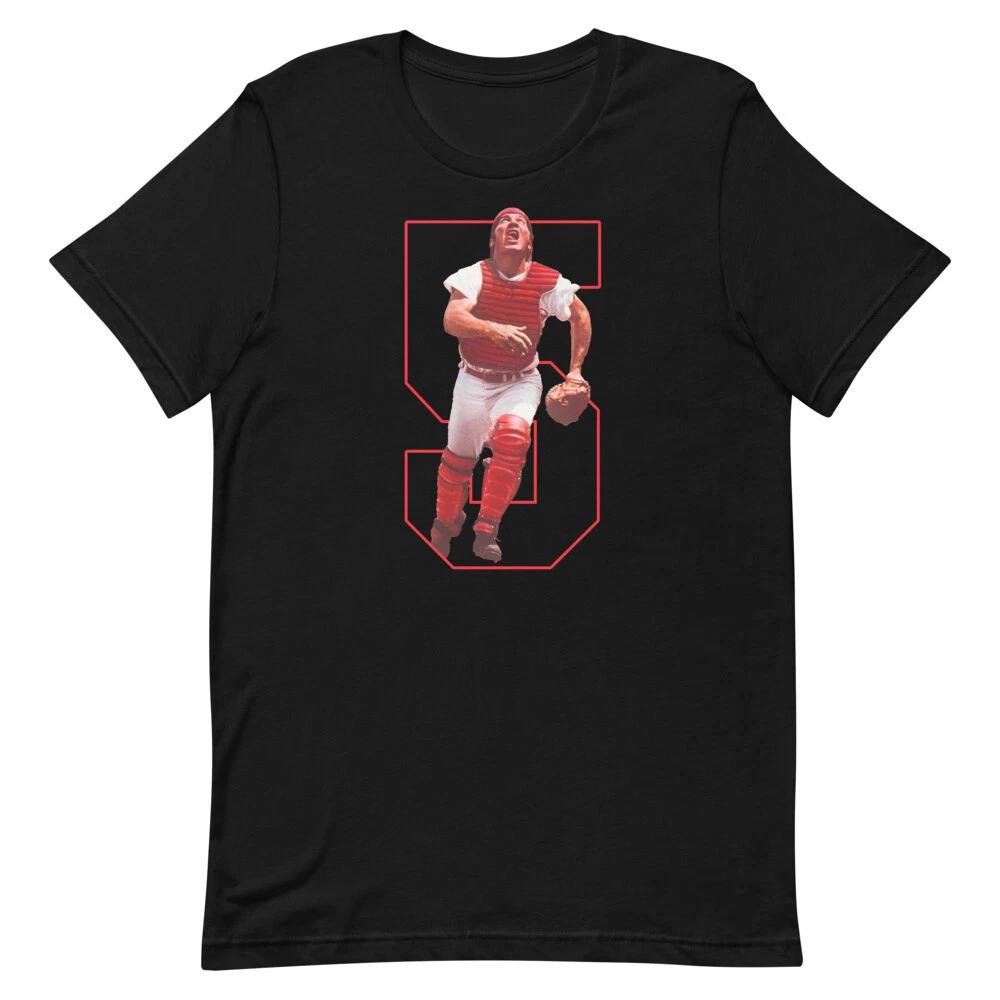 

JOHNNY BENCH HOF Catcher Baseball Short-Sleeve Unisex T-Shirt 4XL
