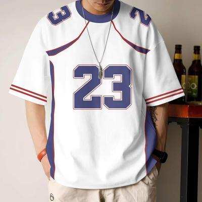 Men's T-shirt, Football Shirt, Sports Shirt, Fashionable Sports Shirt, Sweatshirt, Summer Comfortable Top