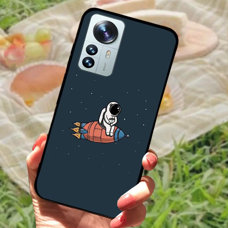 For Xiaomi Mi 12 Case 12X 12S Soft Silicone Cartoon Painted Phone Cover For Xiaomi 12 Pro Case 12S PRO Shockproof Coques Bumper