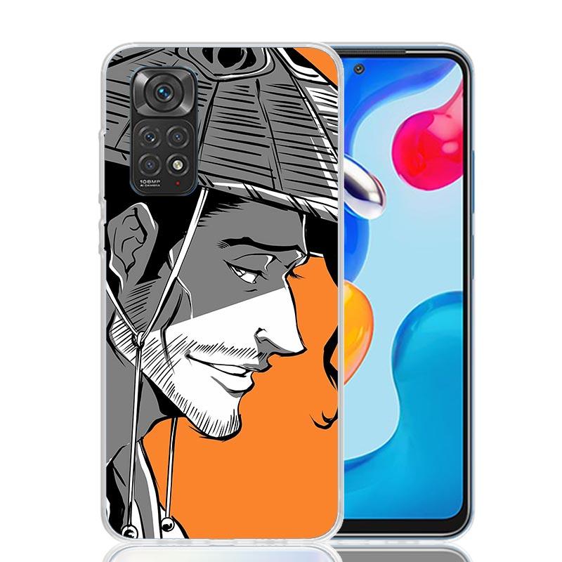 Bleach Kyoraku Shunsui Phone Case For Xiaomi Redmi Note 15 14 13 12S 12 Pro Plus 11S 11E 11 11T 10S 10 Art Soft Pattern Cover Re