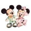 Mickey & Minnie Par Gosedjursleksaker i Färgglada Klänningar, BröllopsVälkomstDockor, Brud, Disney Souvenirer [Endast Tokyo Disney Resort]