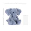Jellycat Fuddlewuddle Elephant Plush Toy Medium 23 cm (9 inches)