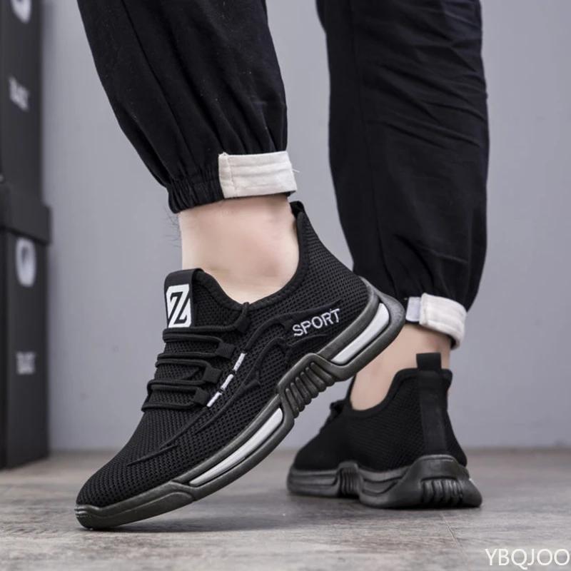 Fashion Summer New Men's Shoes Soft soled casual mesh shoe Breathable versatile Sneakers Trendy lightweight Male shoes Homme Zapatos