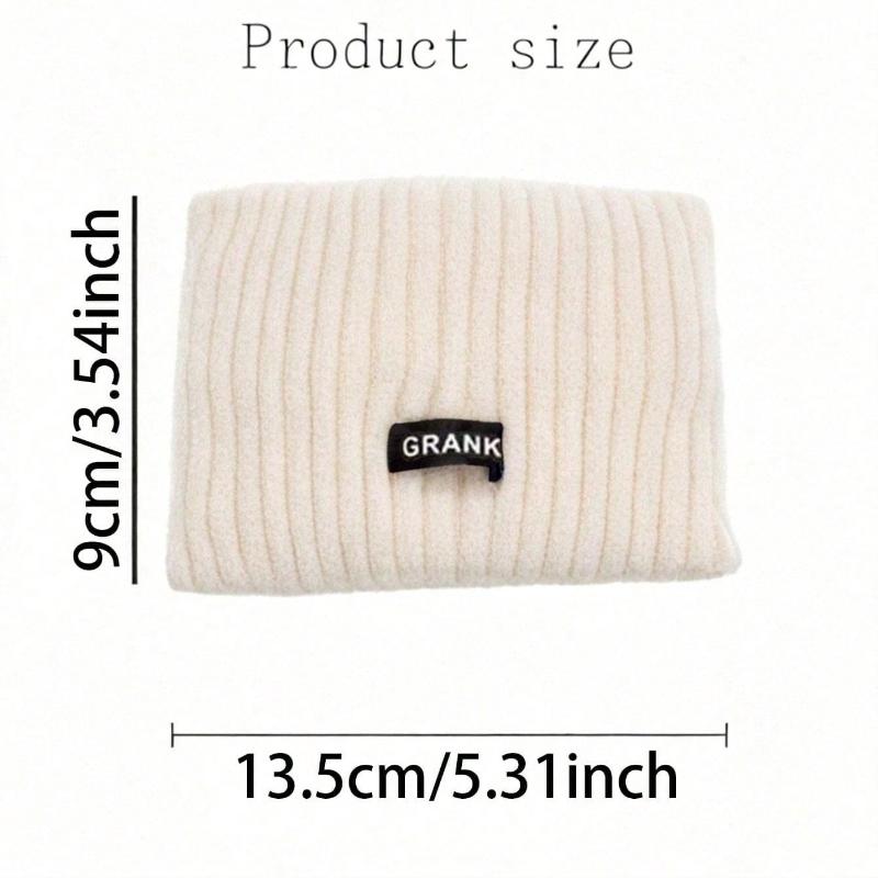 1pc Solid Color Casual Polyester Headband, Autumn/Winter Model