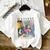 Leisure Retro Matisse "Les Pivoines" T-shirt, Spring and Summer Children's Short Sleeved Comfortable T-shirt Top