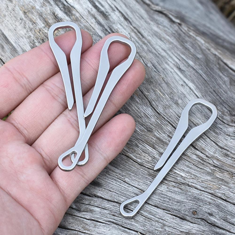 Steel Mini Locking With Key Ring Mountaineering Multi Tool Hook Carabiners Clip Keychain Carabiner