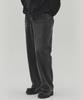 Sekeonmonollogeu Pigment Brush Corduroy Wide Pants Dark Gray_Sept029Dgray