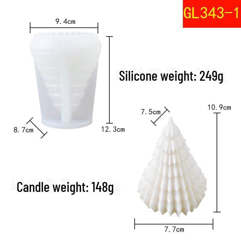 

Форма для ароматерапевтической свечи Chou Kai Pine Cone - Серия подарков своими руками на рождественскую елку