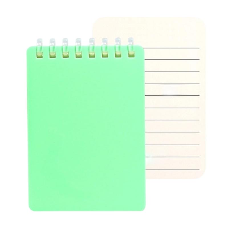 Pocket Size Notebook 128 Pages Soft Coil Binding Notebook Lined/Dotted/Gridded/Unruled for Daily Writing Note Taking