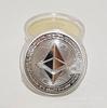 1PC Ethereum Bitcoin Virtual Commemorative Coin Metal Gold-plated Silver Commemorative Badge Exchange Gifts Advertising Gifts