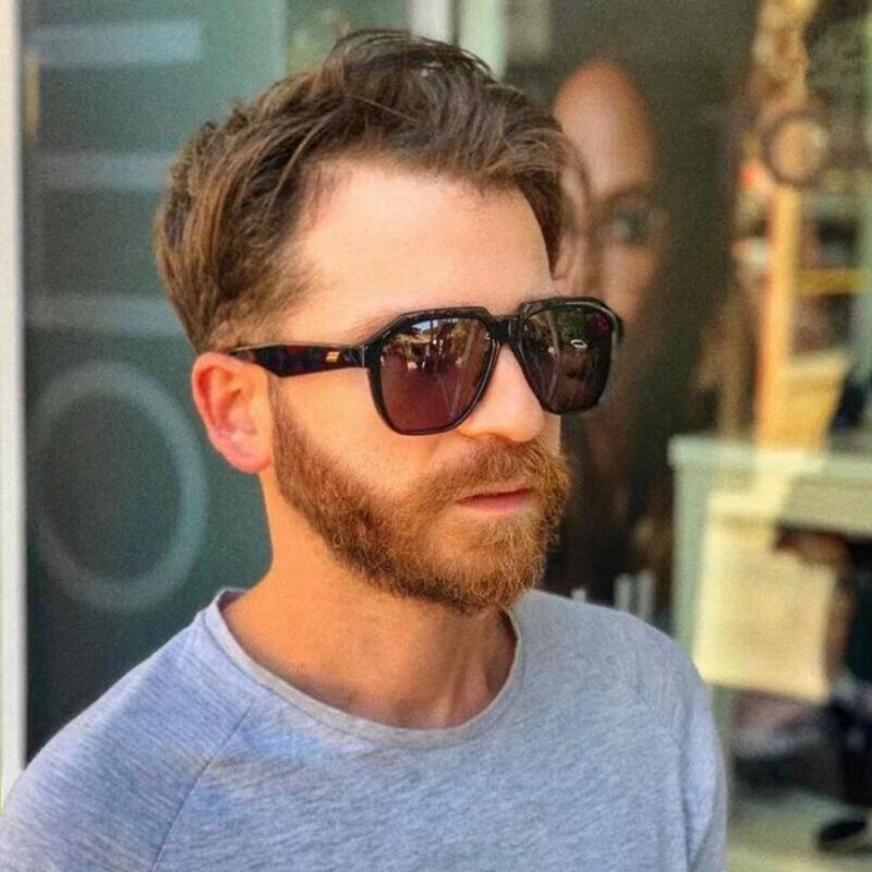 European and American retro oval large frame sunglasses, men's and women's tide star models, rice nail sunglasses, street shooting glasses s